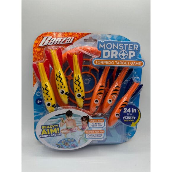 BANZAI MONSTER DROP TORPEDO TARGET GAME - Picture 1 of 2